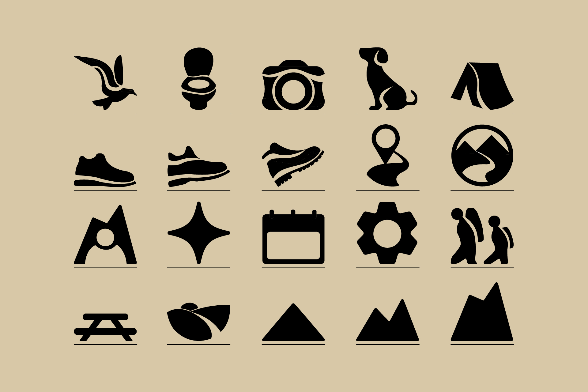 TrailMix Icons web