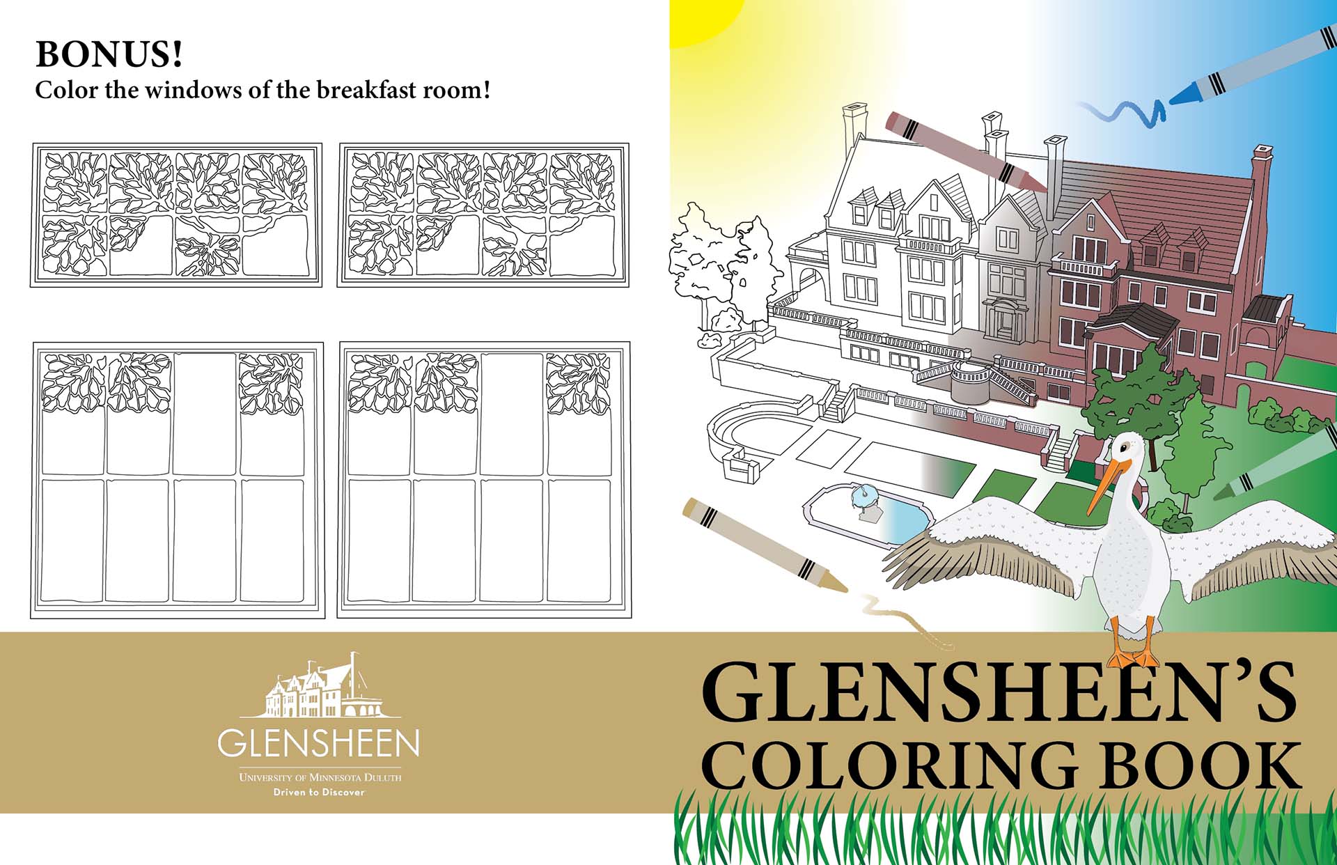 Glensheen Coloring Book