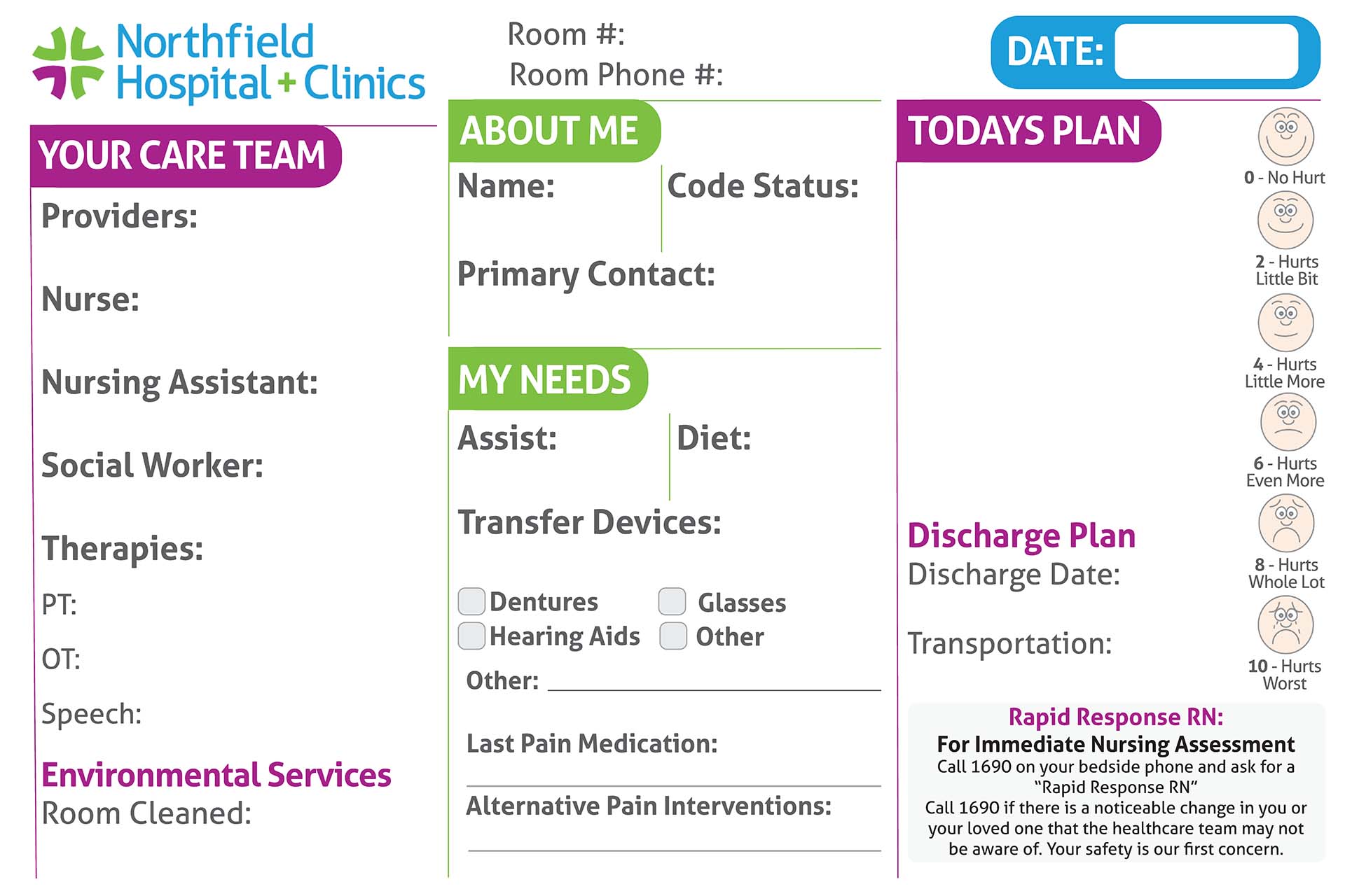 NHC Patient Board Med Surg 2023 NHC Patient Board Med Surg 2023
