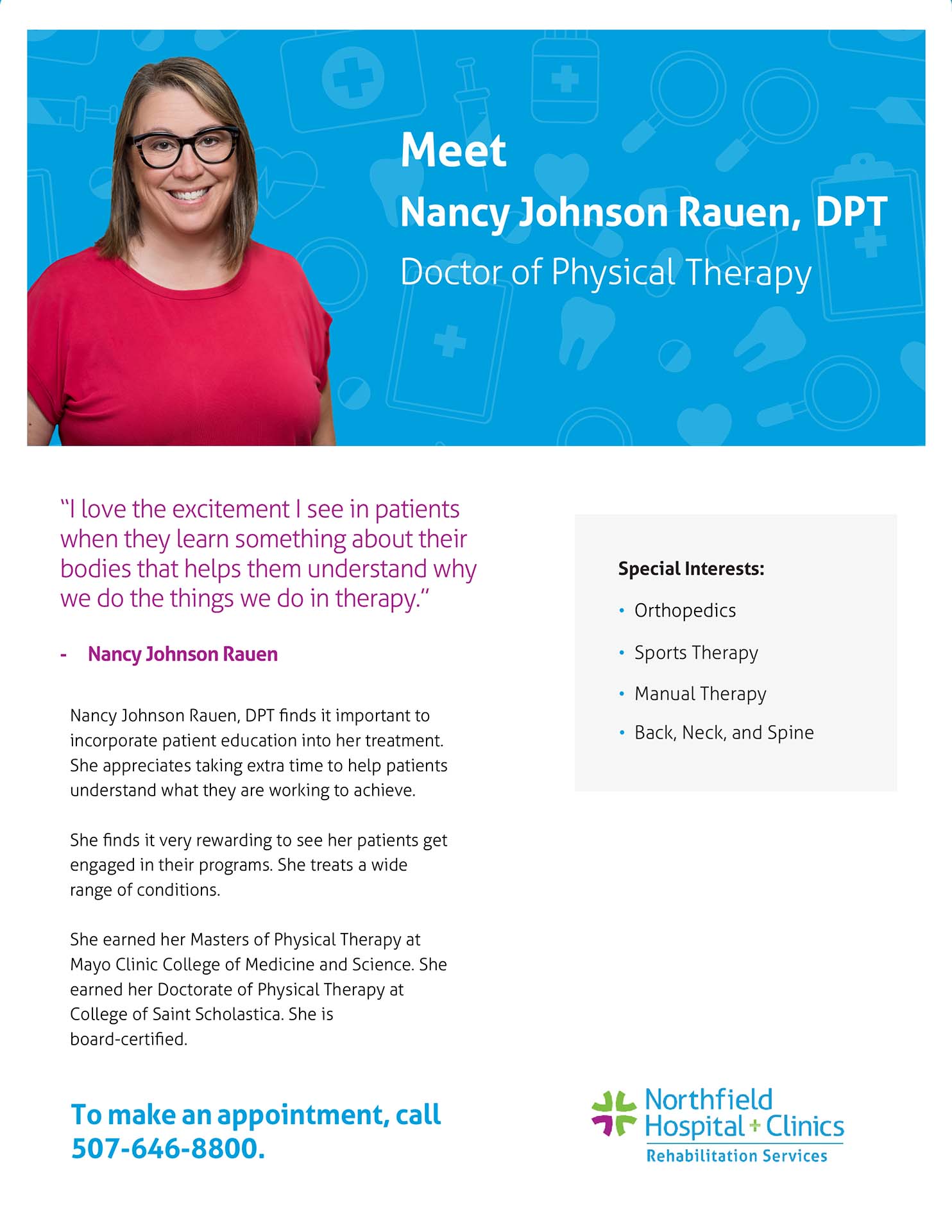 Nancy Johnson Rauen DPT July 2024 Nancy Johnson Rauen DPT July 2024
