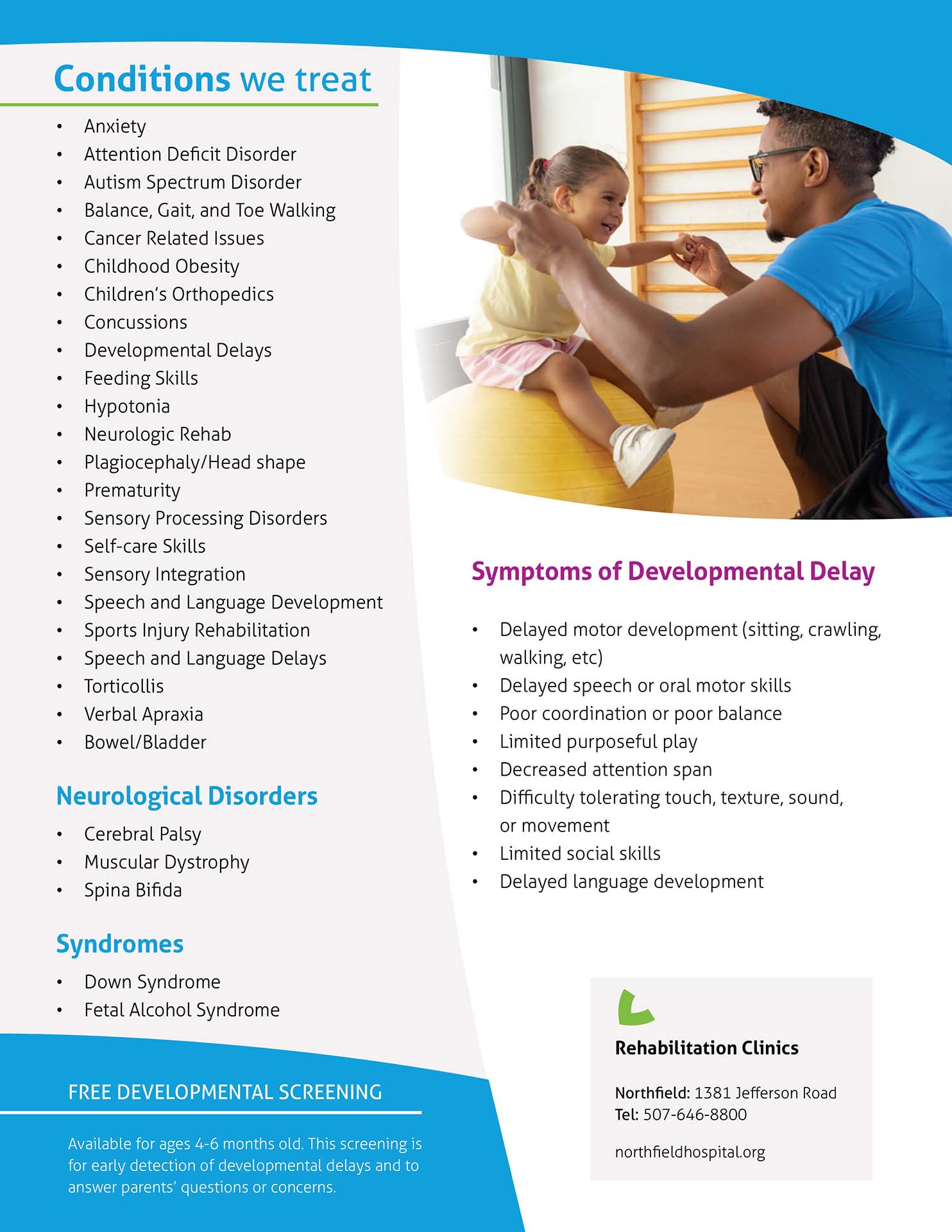 Peds Rehab Brochure Update 20242 Peds Rehab Brochure Update 20242