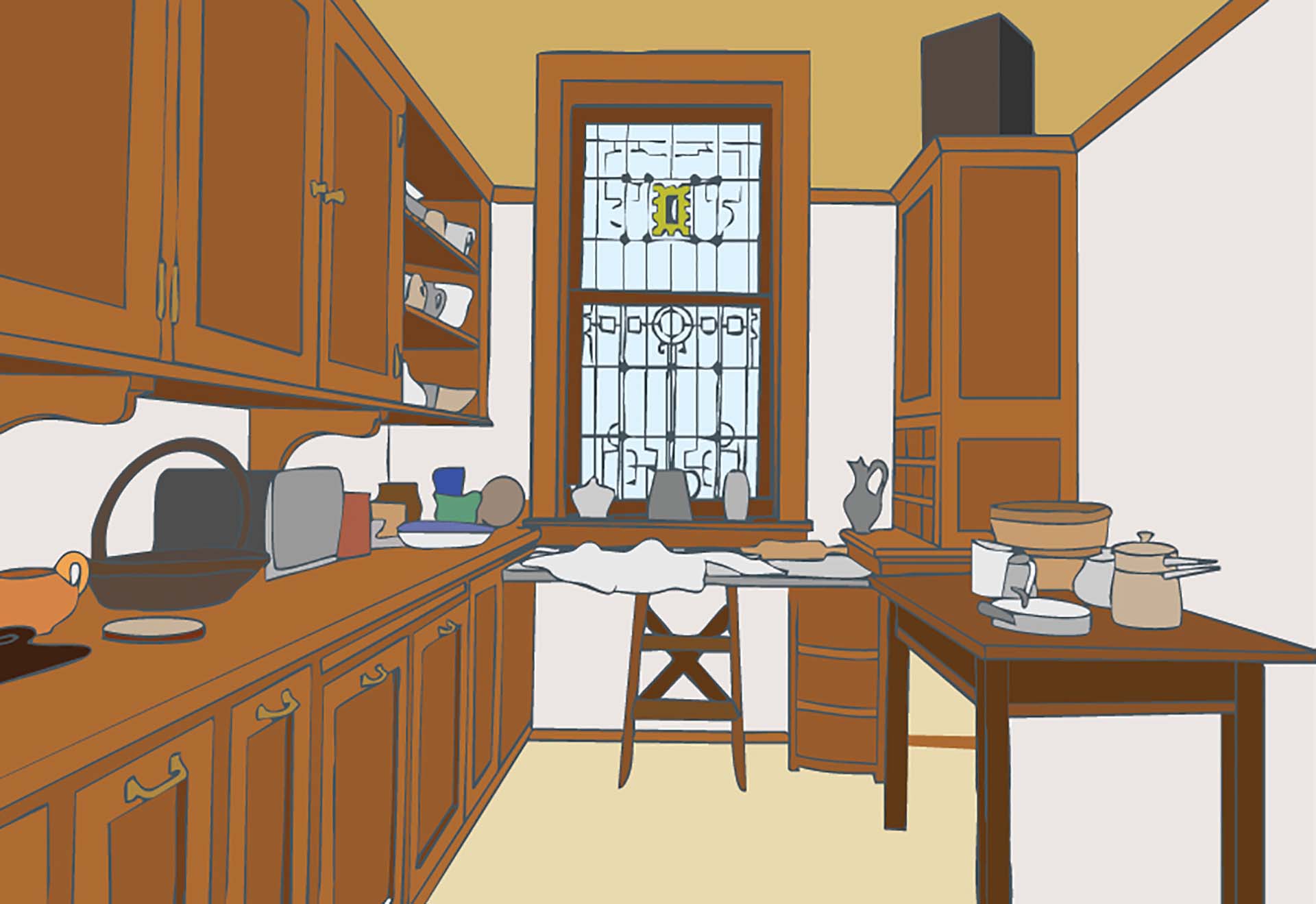 recipe book illustrations