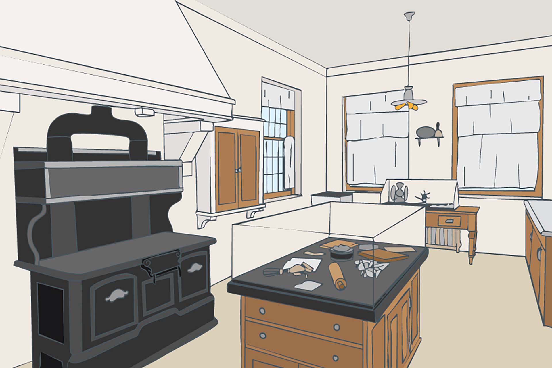 recipe book illustrations